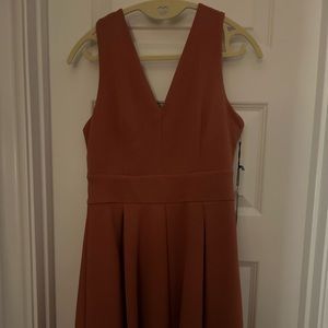 Cute fit n’ flare pink dress